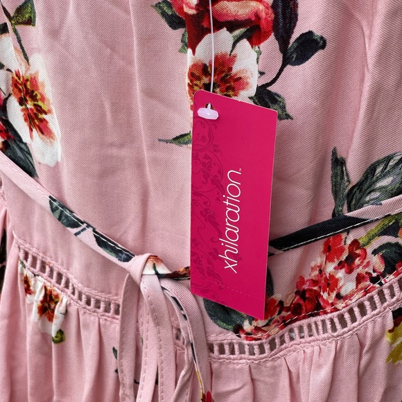 Xhilaration Size XXL Pink Floral Dress NWT - Picture 5 of 6